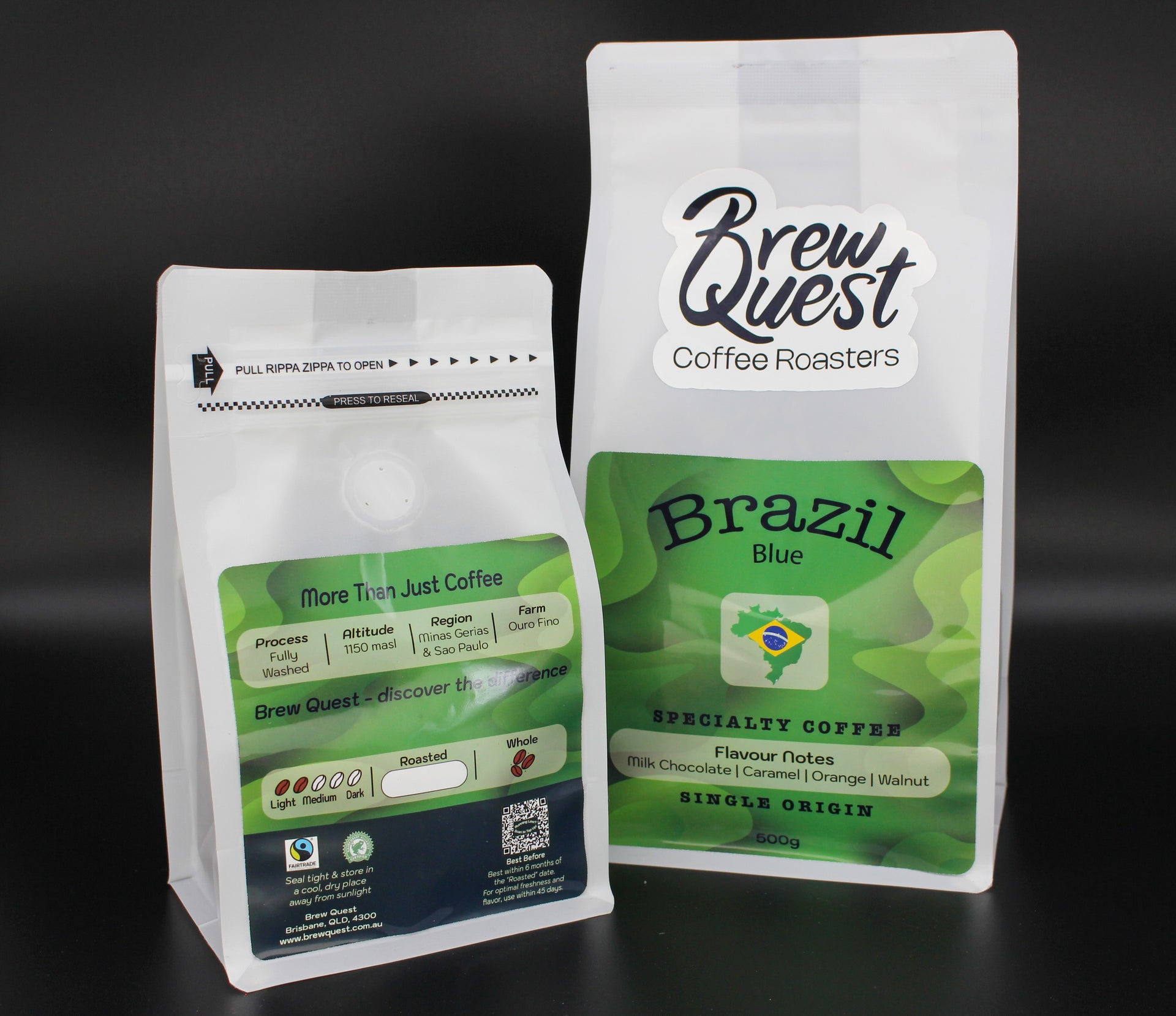 Brazil Blue coffee bag 500g