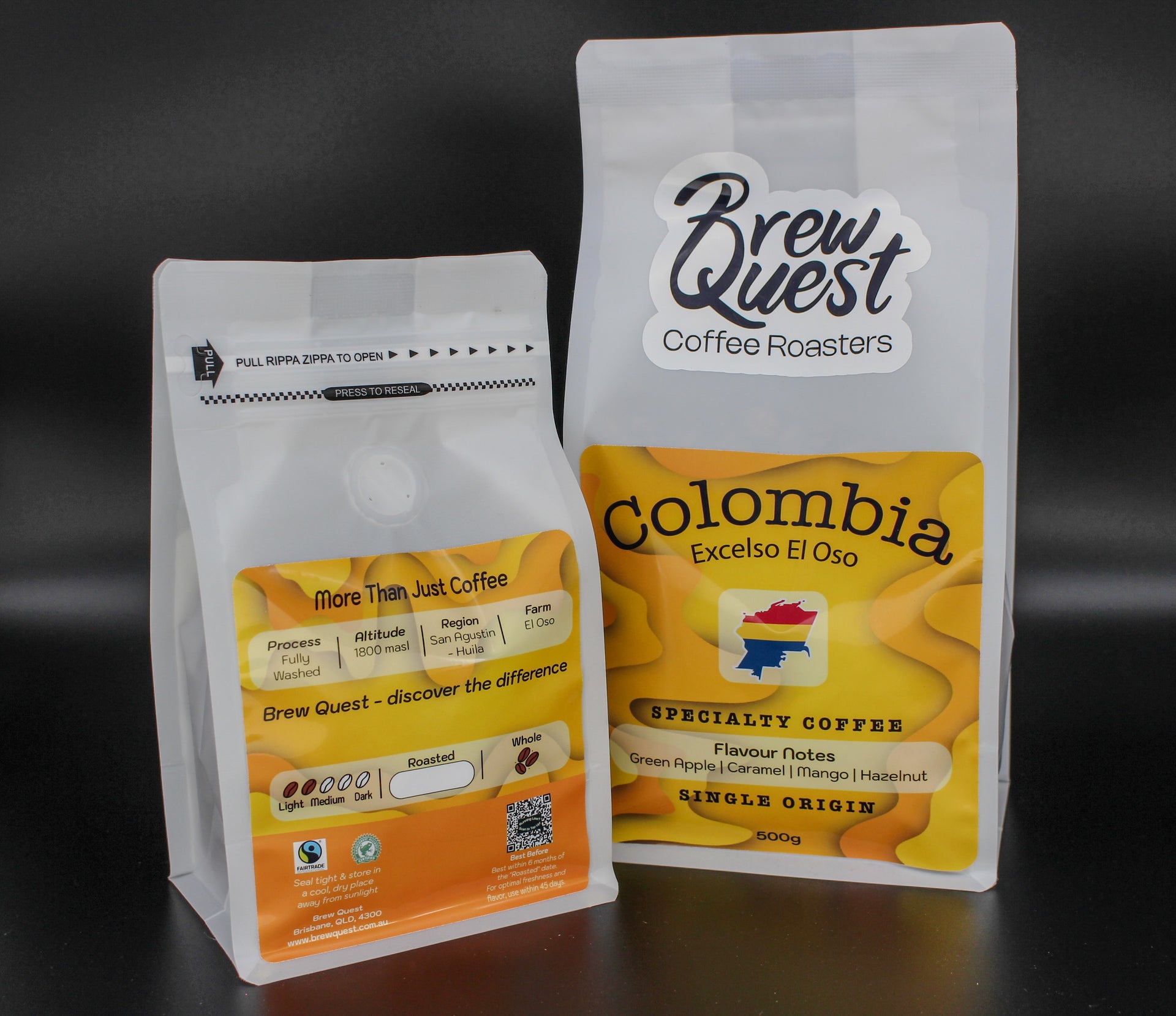 Colombia Excelso El Oso coffee bag 500g